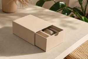 The Drawer box has a fantastic texture and grip, holding product contents safely, offering great reuse ability.