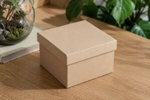 The Top and Bottom Lid Box is a classic design that is square in shape