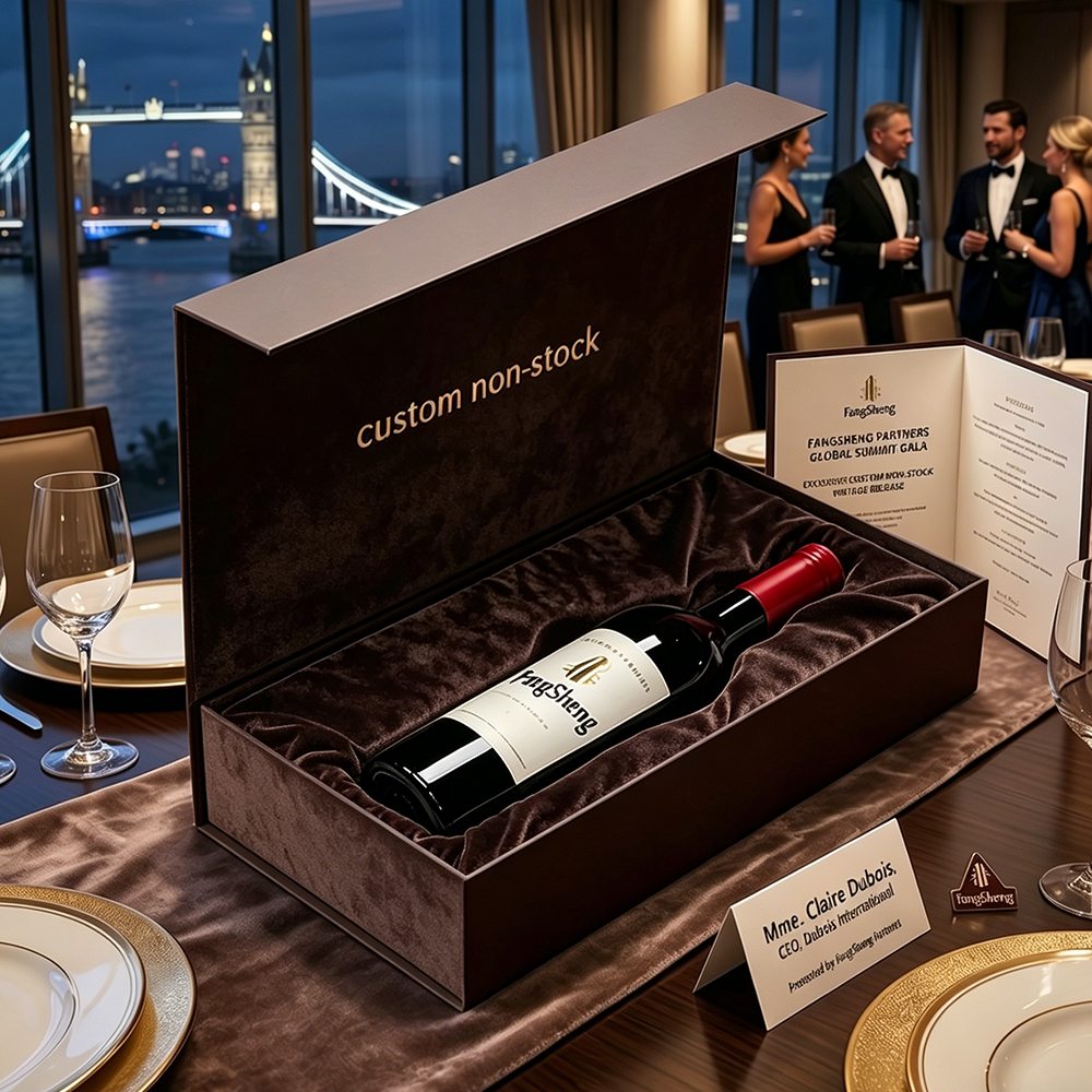 Luxury cylindrical packaging with premium custom surface