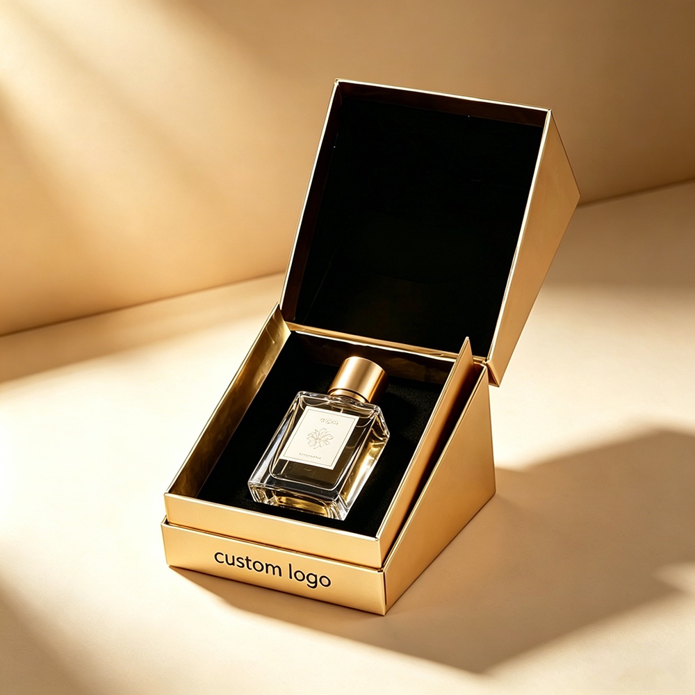 Luxury perfume boxes with EVA inserts can create a precise cavity for unusual bottle shapes