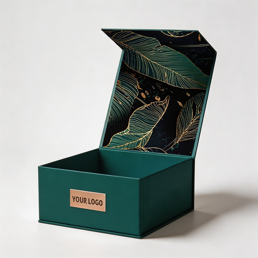 Magnetic rigid box packaging for premium product presentation