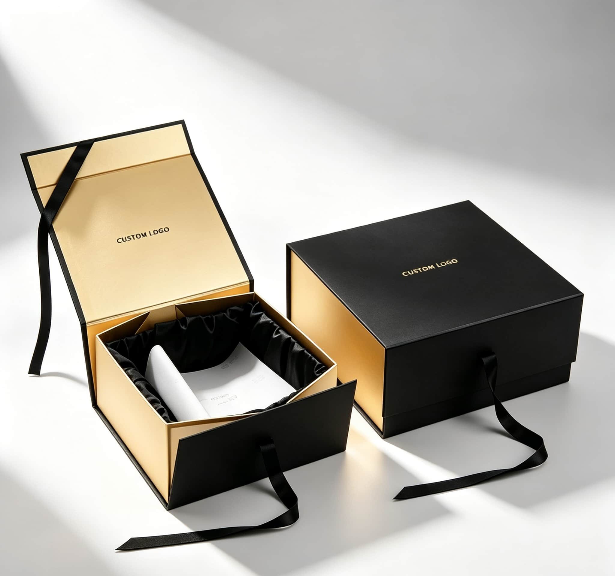 Paper boxes arranged as a coordinated foldable packaging collection
